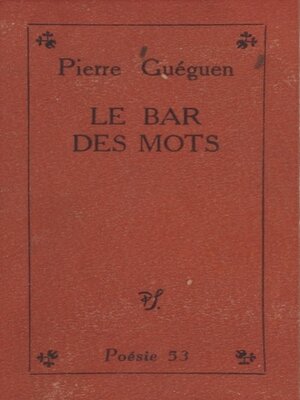 cover image of Le Bar des Mots
